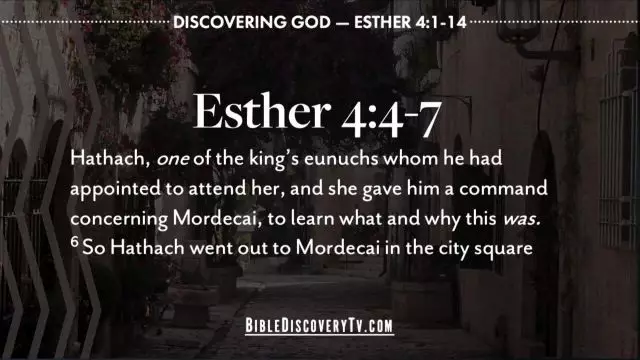 Bible Discovery - Esther 4 1-14 For Such a Time
