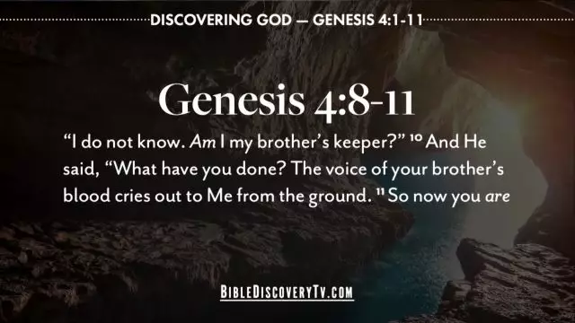 Bible Discovery - Genesis 4 1-11 Beginning of Murder