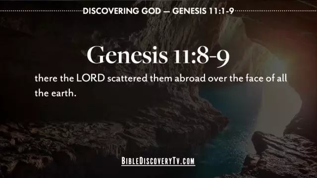 Bible Discovery - Genesis 11 1-9 New Languages
