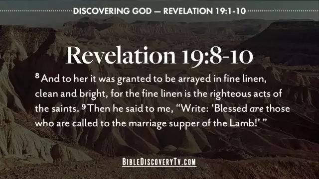 Bible Discovery - Revelation 19 1-10 The Truth
